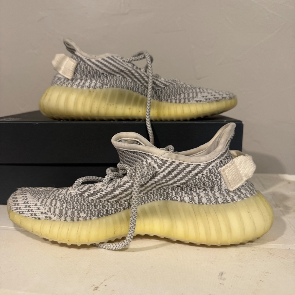 Adidas Yeezy Boost 350 V2 Static Men 4‎ Women 5.5 Grey EF2905 Good Primeknit
